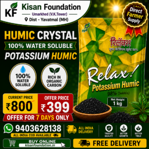 Potassim Humic 98% For All Crop | 1 kg